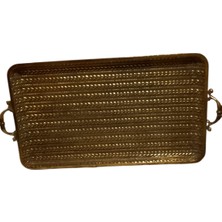 Tepsi Metal Eskitme 60X35 cm