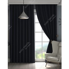 Siyah Blackout Karartma Işık Geçirmez Güneşlik Kalın Perde  (En x Boy - Pilesiz Tek Kanat)