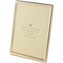 Gold Metal Çerçeve 13X18CM Dekoratif Hediyelik Life Style Photo 1 Adet