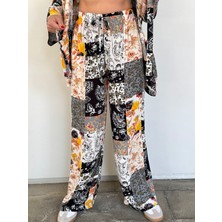 Çiçekli Ikili Kimono Takım