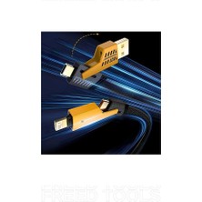 65W 4 In 1 Hızlı Şarj Naylon Örgülü Pd Hızlı Şarj Kablosu Iphone Android Uyumlu Kablo