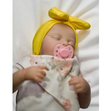Bebeğin Için En Konforlu Bandana, ,0-2 Yaş Yazlık %100 Yerli Üretim Kız Bebek Penye Fiyonk Bandana