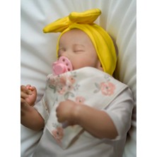 Bebeğin Için En Konforlu Bandana, ,0-2 Yaş Yazlık %100 Yerli Üretim Kız Bebek Penye Fiyonk Bandana