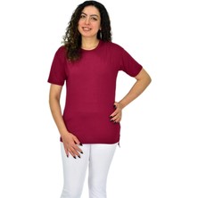 Kadın Yarım Kol Sıfıryaka Likralı Tişöt  BGL-ST04652