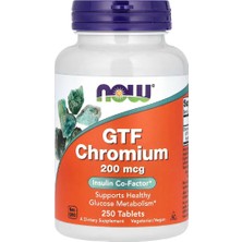 Now Foods Gtf Chromium, 200 Mcg, 250 Tablets
