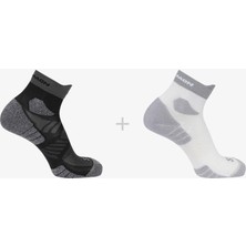 Salomon AERO ANKLE 2 PACK Unisex Çorap Black LC2627000