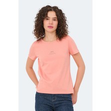 Slazenger Vıraj Kadın Tişört Somon