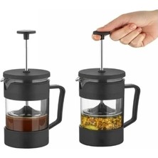 Siyah Cam French Press 350 ml