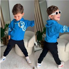 Gülenyüz Kapşonlu Erkek Çocuk 2'li Takım. 3-10 Yaş