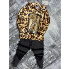 Kız Çocuk Leopar Alt Üst Takım 3-10 Yaş