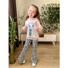 Zürafa Desenli Alt Üst Takım 4-10 Yaş