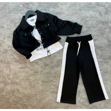 Hey You Kız Çocuk Eşofman Alt Üst 3'lü Takım