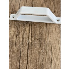 Sineklik  D Tipi Tutamak Pvc Plastik  Beyaz Renk TUTAMAK  4 Adet  VİDA 8 ADET
