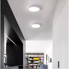 Modern LED Avize Tavana Sıfır Ledli Avize Plafonyer LED Avize Panel 6500K Buz Beyazı 18WATT