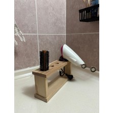 Ağaç Saç Fırçalığı Fön Makinesi ve Taraklık Için Banyo Düzenleyici 32X14