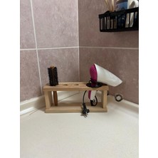 Ağaç Saç Fırçalığı Fön Makinesi ve Taraklık Için Banyo Düzenleyici 32X14