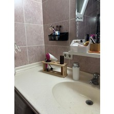 Ağaç Saç Fırçalığı Fön Makinesi ve Taraklık Için Banyo Düzenleyici 32X14