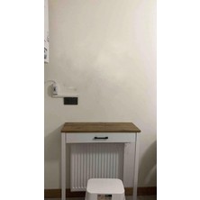 Kahve Köşesi Masası ( Üstü Ceviz - 80 x 30 x 92 )