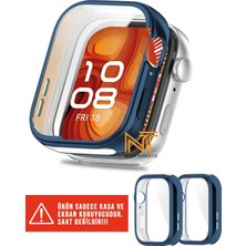 Huawei Watch Fit 4 Pro Uyumlu Yumuşak Silikon 360 Tam Koruma Kasa ve Ekran Koruyucu