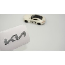 Dk Tuning Direksiyon Gri Logo Amblem Arma Kia ile Uyumlu