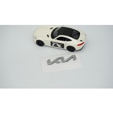 Dk Tuning Direksiyon Gri Logo Amblem Arma Kia ile Uyumlu
