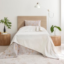 Schafer Home Hera Tek Kişilik Pike Takımı 3 Parça-Ekru