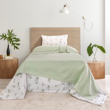 Schafer Home Hera Tek Kişilik Pike Takımı 3 Parça-Yeşil