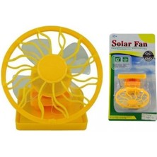 Mediterian Taşınabilir Güneş Enerjili Mini Fan, Renkli ve Hafif, 2 Yıl Garantili
