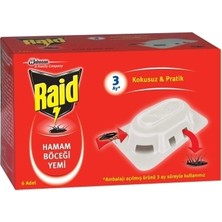 Raid 6 Parça  Hamam Böcek Yemi