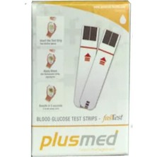PLUSMED Fasttest Şeker Ölçüm Strip 50 Adet