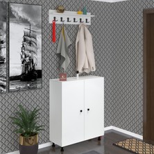 Kenzlife Portmanto Ayakkabılık ve Askılık Edik6 Byzbyz 98*080*32 Yirmidört Çift Ayakkabı Kapasitesi