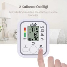 Acura AC-463 Çift Kullanıcı Özellikli Koldan Tansiyon Aleti Pil Hediyeli