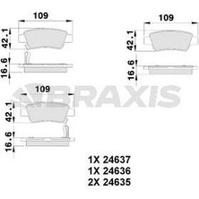 Arka Fren Balatası Cr V Iıı 2.0 Vtec 07>11