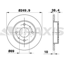 Fren Diski Arka Mıtsubıshı Colt Cz3 1.1ı