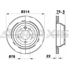 Fren Diski Arka Havalı Touareg 3,0 V6 Tdı / 3,2 V6 / 3,6 V6 Fsı / 4,2 V8 Fsı / 4,2 V8 / 6,0 W12