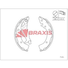 Fren Balatası Arka Kampana Accent 11> I10 11>13 I20 14> I20 09> / Rıo Iıı 11> 203×32