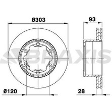 Fren Diski Arka Cıft Teker Crafter Sprınter 5t 06 / 06>