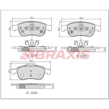 Ön Fren Balatası 500X Jeep Renegade 14>