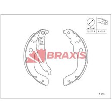 Arka Fren Balatası Pabuc P207 C3 Iıı Ds3 1,4 / 1,4 16V / 1,4hdı 02 / 06> (228*40)