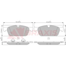 Fren Balatası On X166 12>15 W166 11>15