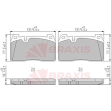 Fren Balatası On A6 11> A7 10> Q5 08> / Macan 14>