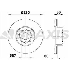 Fren Diski On S-Class W140 93>98 C140 92>99