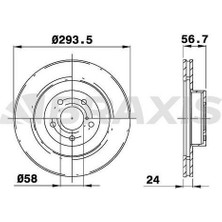 Fren Diski Ön Havalı Forester 04>10 Impreza 04>11 Legacy 09>11 Outback 03>11 294×5