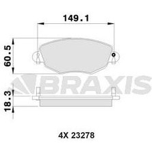 Ön Fren Balatası Mondeo Iıı 00>07 Jaguar x Type 04>09