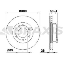 Fren Diski On Sprınter 906 06>18 907 910 18> Crafter 30-35 06>16