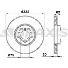 Fren Diski On 332MM Bmw E70 F15 E71 F16