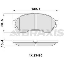 Ön Fren Balatası Mazda 323 Famılıa 1998 2002