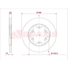 Arka Fren Diski Yenı Kasa Transıt V363 6 Bıjon 14 /> Arka Cıft Teker