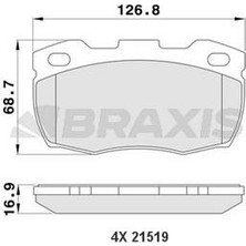 Ön Fren Balatası Land Rover 110 2.5d / 2.5td V8
