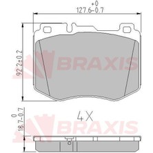 Fren Balatası On W205 14> S205 14> C205 15> A205 16> W213 16> S213 16> C238 16> A238 17>